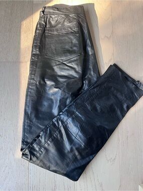 Black Leather Women’s pants